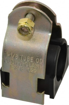 1-1/8" Pipe, Tube Clamp with Cushion