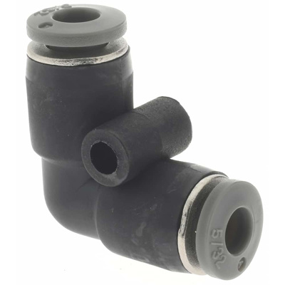 Push-To-Connect Tube to Tube Tube Fitting: Union Elbow, 5/32" OD
