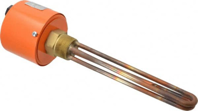 2 Element, 9-1/4" Immersion Length, Standard Housing, Copper Pipe Plug Immersion Heater