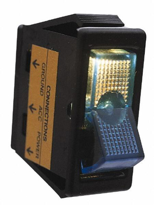 Automotive Switches; Switch Type: Glow Rocker Switch ; Sequence: On-Off ; Amperage: 20 A ; Voltage: 