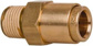 Push-To-Connect Tube to Male & Tube to Male NPT Tube Fitting: Male Connector, 3/8" Thread, 1/2" OD