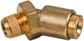 Push-To-Connect Tube to Male & Tube to Male NPT Tube Fitting: 45 &deg; Male Elbow, 1/8" Thread, 1/4"