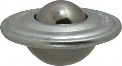 Ball Transfer: Carbon Steel, Round Base