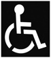 Facility Stencils; Type: Graphic/Symbol Only; Graphic/Symbol Only ; Message Type: Parking Lot ; Lege
