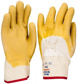 General Purpose Work Gloves: Large, Rubber Coated, Cotton