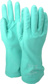 Chemical Resistant Gloves: Medium, 15 mil Thick, Nitrile, Unsupported