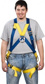 Fall Protection Harnesses: 350 Lb, Quick-Connect Style, Size Universal, Polyester, Back Front & Side