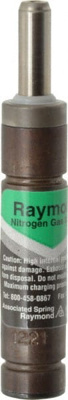 Nitrogen Gas Spring: 0.472" Dia, 0.59" Max Stroke, Green