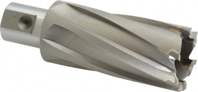 Annular Cutter: 1-3/16" Dia, 2" Depth of Cut, Carbide Tipped