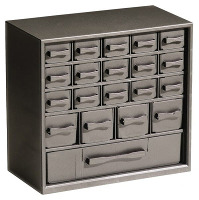 20 Drawer, Small Parts Cabinet w/Conductive Drawers