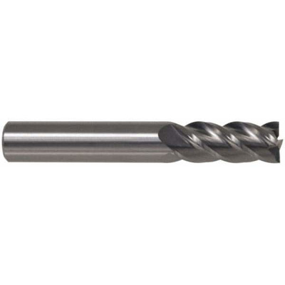5/16", 13/16" LOC, 5/16" Shank Diam, 4" OAL, 4 Flute, Solid Carbide Square End Mill