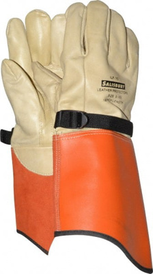 Class 0, Size L (9), 16" Long, Cowhide Leather Protector