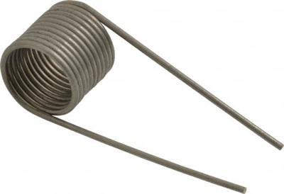 360&deg; Deflection Angle, 0.798" OD, 1/16" Wire Diam, 10-1/2 Coils, Torsion Spring