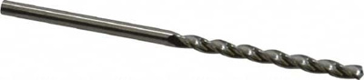 Jobber Length Drill Bit: 0.089" Dia, 150 &deg;, Solid Carbide