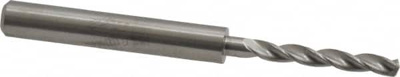 Jobber Length Drill Bit: 0.1299" Dia, 150 &deg;, Solid Carbide