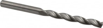 Jobber Length Drill Bit: 0.185" Dia, 150 &deg;, Solid Carbide