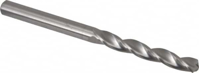 Jobber Length Drill Bit: 0.2362" Dia, 150 &deg;, Solid Carbide