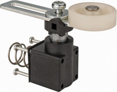 4-1/4 Inch Long, 0.98 Inch Diameter, Limit Switch Adjustable Roller Lever
