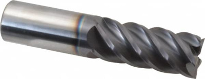 7/8", 2" LOC, 7/8" Shank Diam, 4" OAL, 5 Flute, Solid Carbide Square End Mill