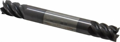 5/16", 7/16" LOC, 5/16" Shank Diam, 2-1/2" OAL, 5 Flute, Solid Carbide Square End Mill