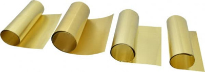 4 Piece, 50 Inch Long x 6 Inch Wide x 0.001 to 0.005 Inch Thick, Assortment Roll Shim Stock