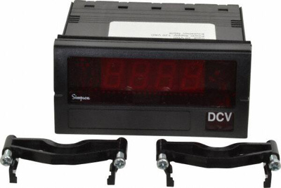 3-1/2 Digits, Digital LED, DC Voltmeter, Panel Meter