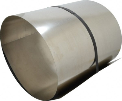 Shim Stock: 0.02'' Thick, 50'' Long, 12" Wide, 302 Stainless Steel