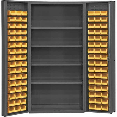 4 Shelf 96 Bin Storage Cabinet