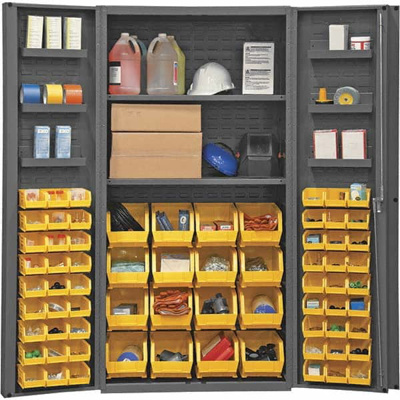 8 Shelf 64 Bin Storage Cabinet