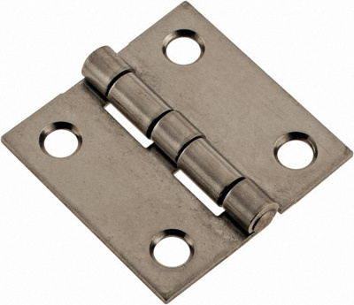 1-1/2" Long x 1-1/2" Wide 302/304 Stainless Steel Commercial Hinge