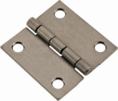 2" Long x 2" Wide 302/304 Stainless Steel Commercial Hinge