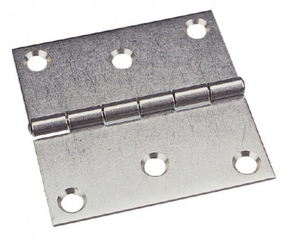 3" Long x 3" Wide 302/304 Stainless Steel Commercial Hinge