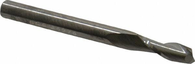 3/16", 9/16" LOC, 3/16" Shank Diam, 2" OAL, 2 Flute, Solid Carbide Square End Mill