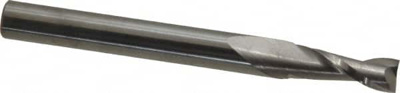 7/32", 5/8" LOC, 1/4" Shank Diam, 2-1/2" OAL, 2 Flute, Solid Carbide Square End Mill