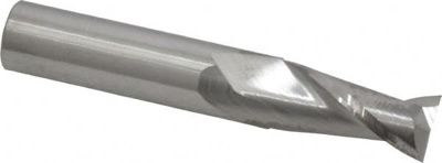 1/2", 1" LOC, 1/2" Shank Diam, 3" OAL, 2 Flute, Solid Carbide Square End Mill