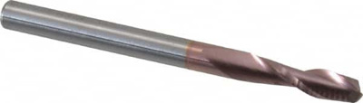1/8", 7/16" LOC, 1/8" Shank Diam, 1-1/2" OAL, 2 Flute, Solid Carbide Square End Mill
