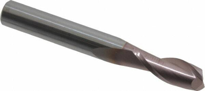 5/16", 13/16" LOC, 5/16" Shank Diam, 2-1/2" OAL, 2 Flute, Solid Carbide Square End Mill