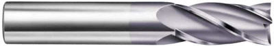 3/4", 1-1/2" LOC, 3/4" Shank Diam, 4" OAL, 4 Flute, Solid Carbide Square End Mill