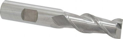 5/8", 1-5/8" LOC, 5/8" Shank Diam, 3-3/4" OAL, 2 Flute, Solid Carbide Square End Mill