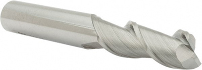 1/2", 1-1/4" LOC, 1/2" Shank Diam, 3-1/4" OAL, 2 Flute, Solid Carbide Square End Mill