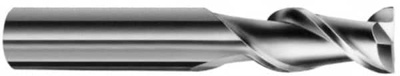 5/8", 2-1/2" LOC, 5/8" Shank Diam, 4-5/8" OAL, 2 Flute, Solid Carbide Square End Mill