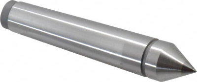0.71" Head Diam, Carbide-Tipped Steel Standard Point Solid Dead Center