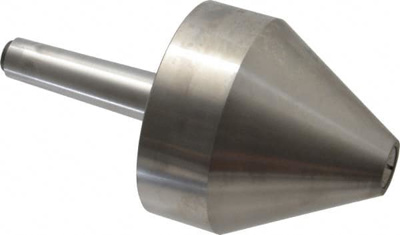 Live Center: Taper Shank, 3,800 lb Max Workpiece Weight, Hardened Tool Steel