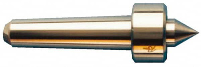 Live Center: 1-1/4" Dia Straight Shank, 1,800 lb Max Workpiece Weight, Hardened Tool Steel