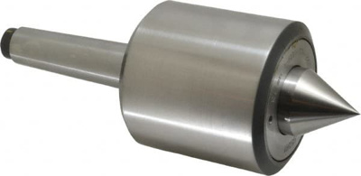 Live Center: Taper Shank, 4,800 lb Max Workpiece Weight, Hardened Tool Steel