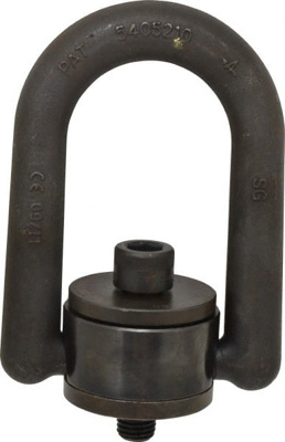 Center Pull Hoist Ring: Screw-On, 7,000 lb Working Load Limit