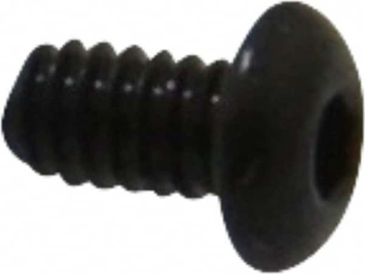 Socket Cap Screw: #3-48 x 3/16, Alloy Steel, Black Oxide Finish