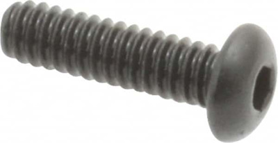 Socket Cap Screw: #3-48 x 3/8, Alloy Steel, Black Oxide Finish
