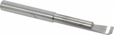 Helical Boring Bar: 0.18" Min Bore, 1" Max Depth, Right Hand Cut, Submicron Solid Carbide