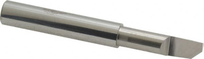 Helical Boring Bar: 0.3" Min Bore, 1" Max Depth, Right Hand Cut, Submicron Solid Carbide